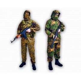 Frog camo tactical masking uniform Partizan 2 sided reversible Ratnik suit