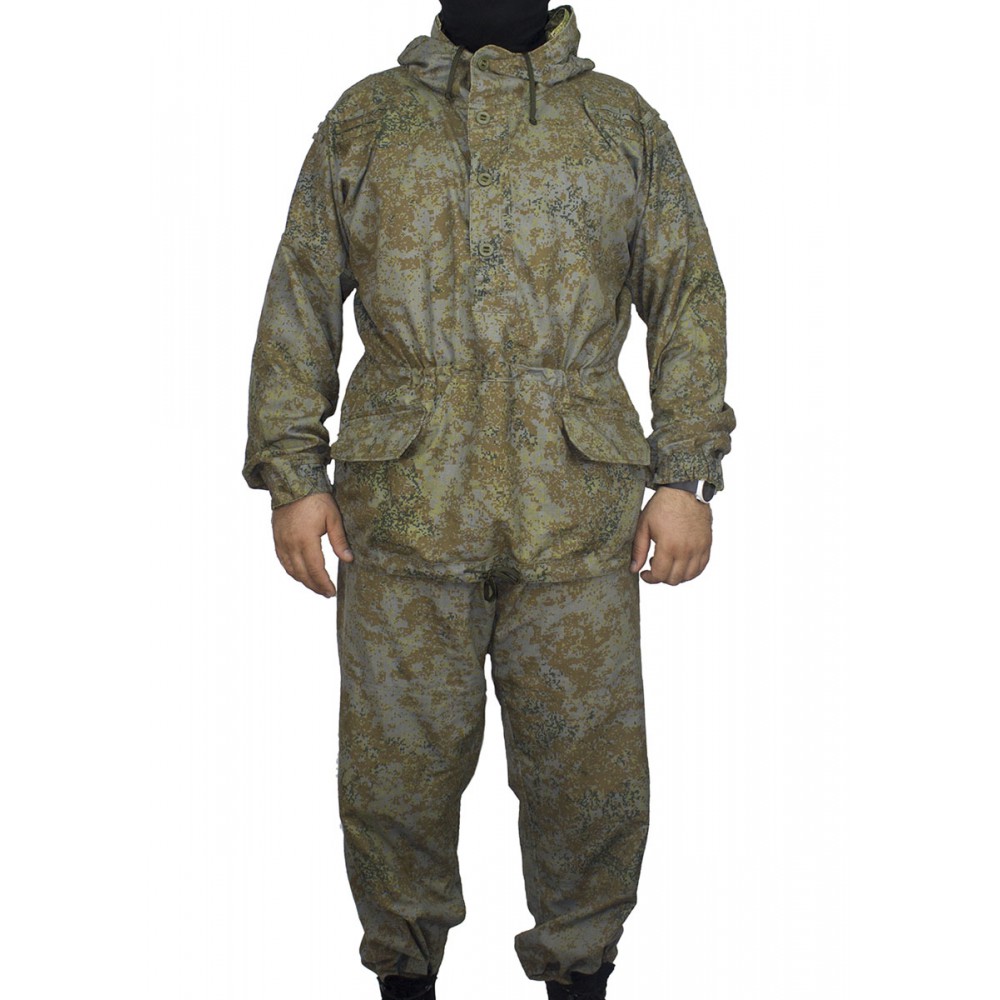 6SHA122 2-sided double camo uniform Airsoft masking suit Modern urban-type digital camo Tactical uniform Anorak jacket