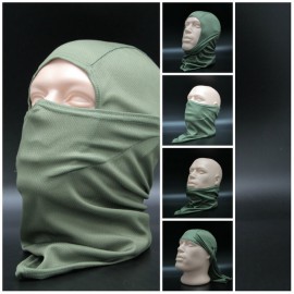 Storm airsoft / ski balaclava universal olive face mask