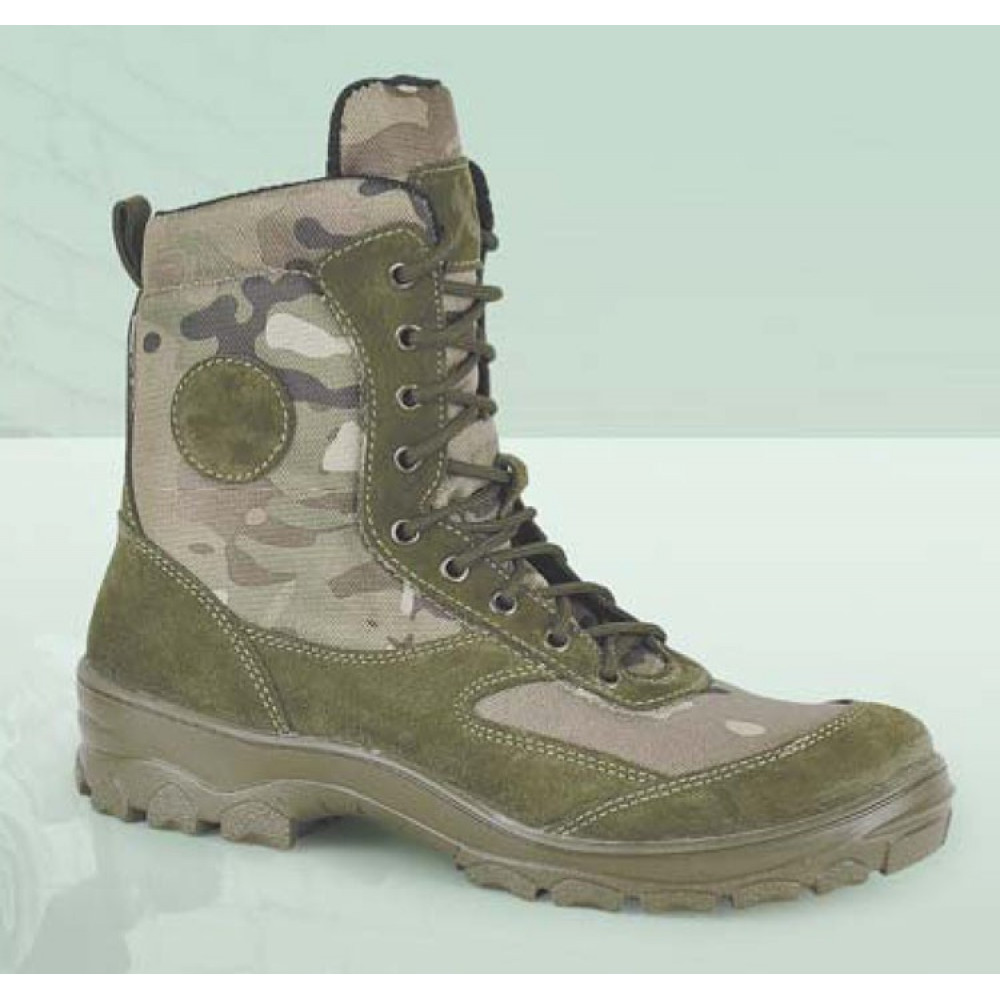 Modern assault tactical leather boots Lynx Multicam pattern urban type Bytex footwear
