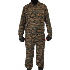 KLM Sniper tactical Camo uniform on zipper "DIGITAL DARK" pattern BARS