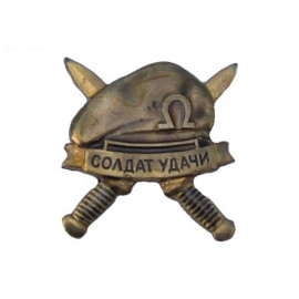 Brass Badge SOLDIER OF LUCK beret
