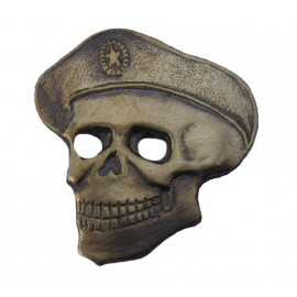 Airsoft Special Forces tactical Badge SKULL in BERET