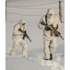 White masking suit tactical Snipers MPA-43 SNOW winter camo