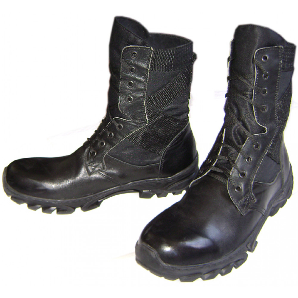 Officer tactical light-weight leather boots