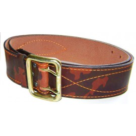Tactical Army Officer CAMO Leather Belt